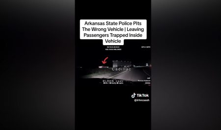 Policía Arkansas persigue al coche equivocado