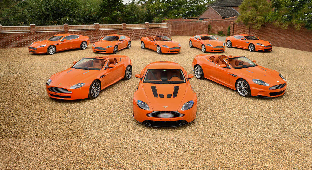 La fascinante locura naranja de Aston Martin
