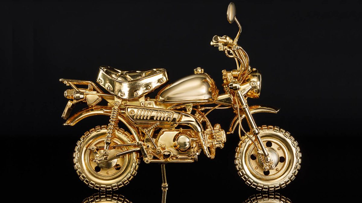 オートバイ・バイク HONDA Monkey Limited Edition Gold Type Honda-Monkey-Gold-miniatura-