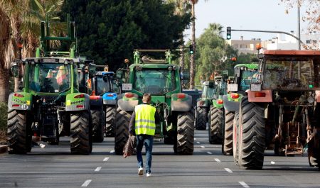 protesta agricultores