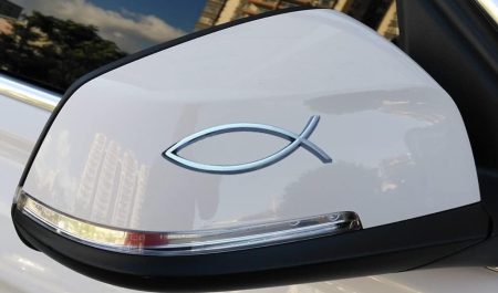 coche símbolo pez