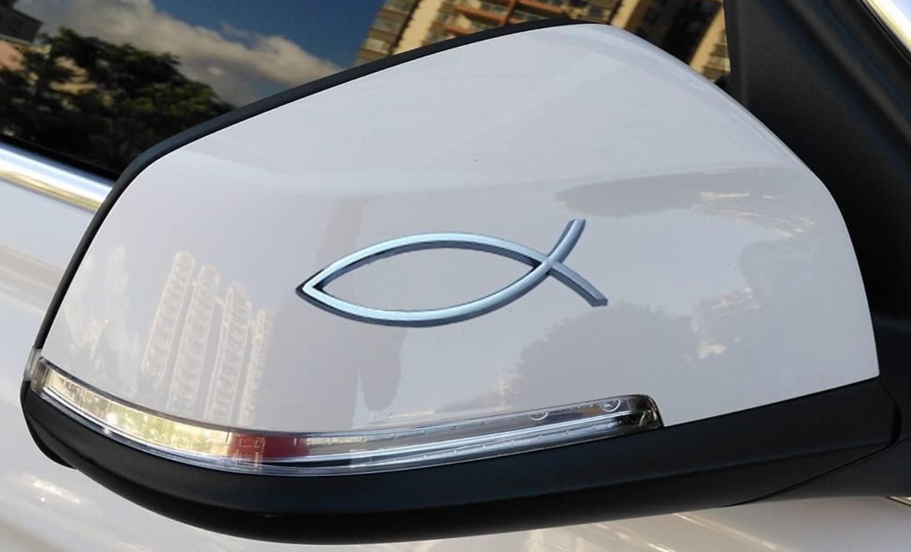 coche símbolo pez