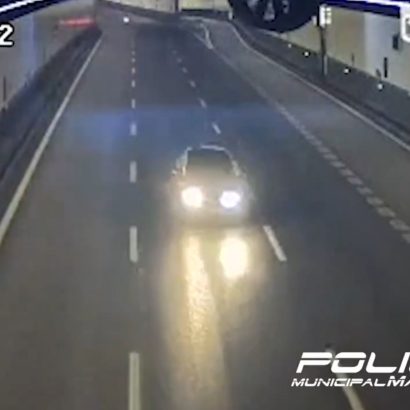 Detenida una conductora kamikaze por circular en sentido contrario en un túnel de la M-30 de Madrid