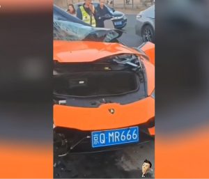 Lamborghini destrozado