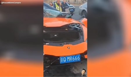 Lamborghini destrozado