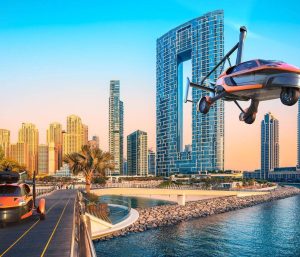 coche volador dubai