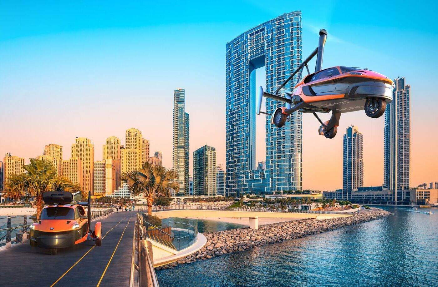 coche volador dubai