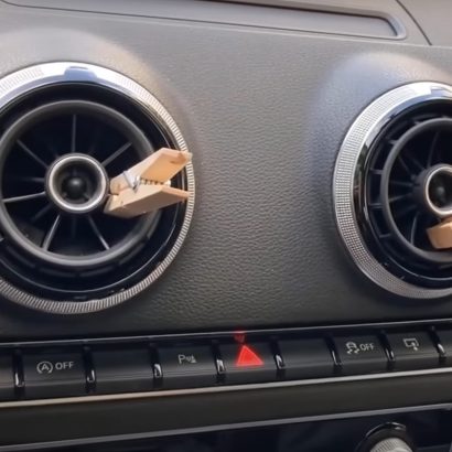 El truco más viral: por qué cada vez más coches llevan una pinza de madera en el aire acondicionado