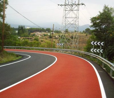 carretera roja