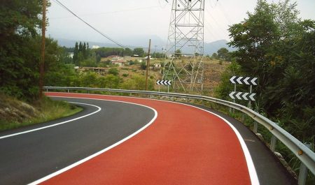 carretera roja