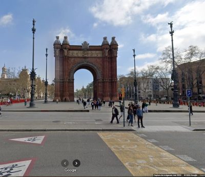 google maps street view barcelona