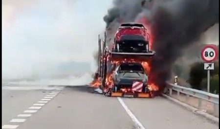 incendio autovía teruel