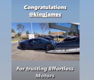 lebron james bugatti