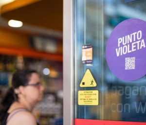 punto violeta gasolinera