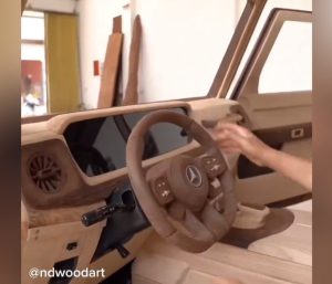 Mercedes clase g madera