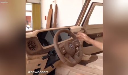 Mercedes clase g madera