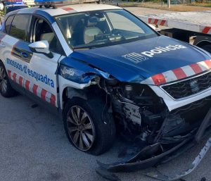 huida control mossos