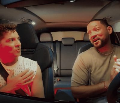 david bisbal y will smith en el coche