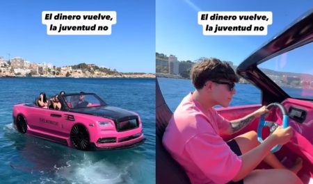 viral coche playa