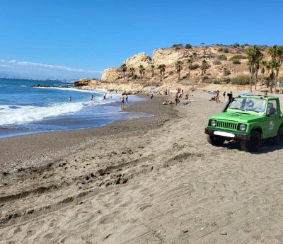 coche playa málaga