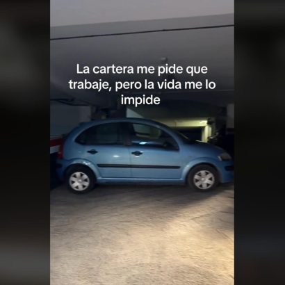 “Tan surrealista que mi jefe se va a pensar que es coña”: no podía ir a trabajar porque encontró esto en el aparcamiento