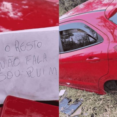 Roba un coche, lo desmantela y deja un insólito mensaje al dueño: es para no creerlo