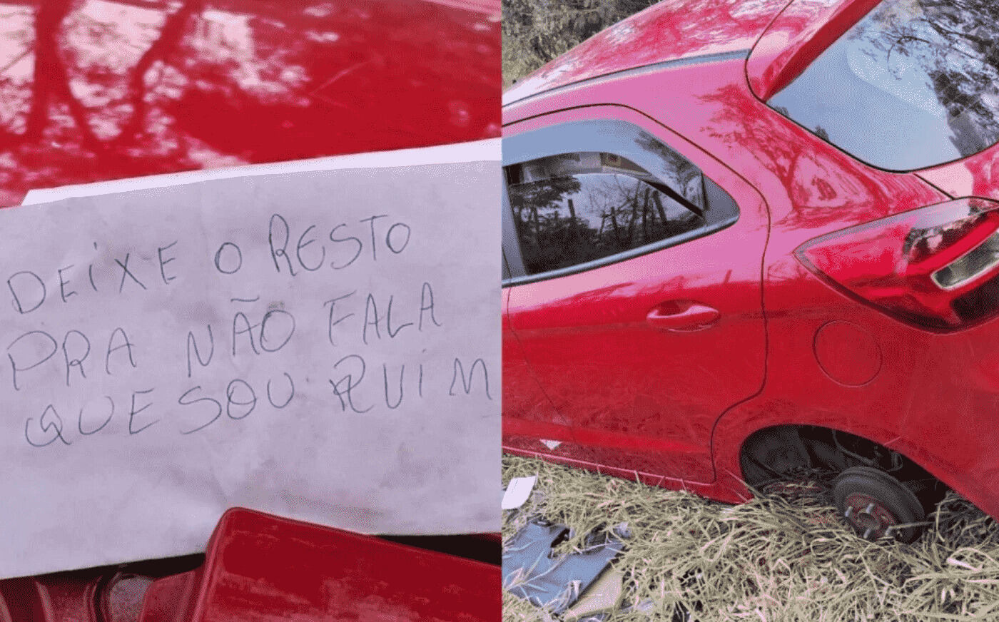 nota coche robado brasil