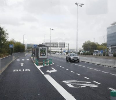 Carril bus de la Avenida de Burgos