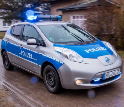 Coche eléctrico policía Alemania