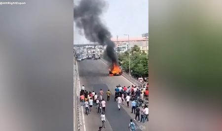 Incendio en la India