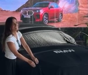 María Pombo estrena coche