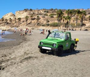 coche playa malaga