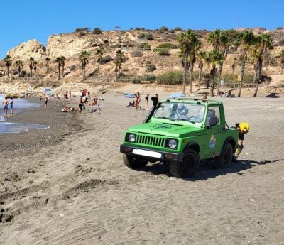 coche playa malaga