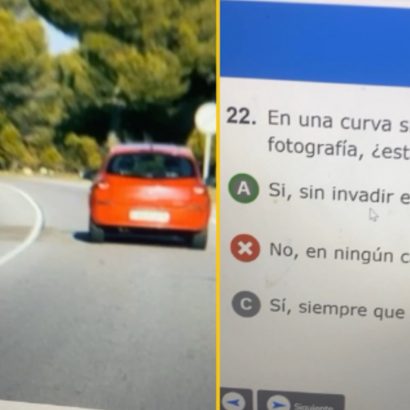 La indignación de un estudiante por una respuesta del examen de conducir: “¿Qué me cuelo, por el agujero ese?”