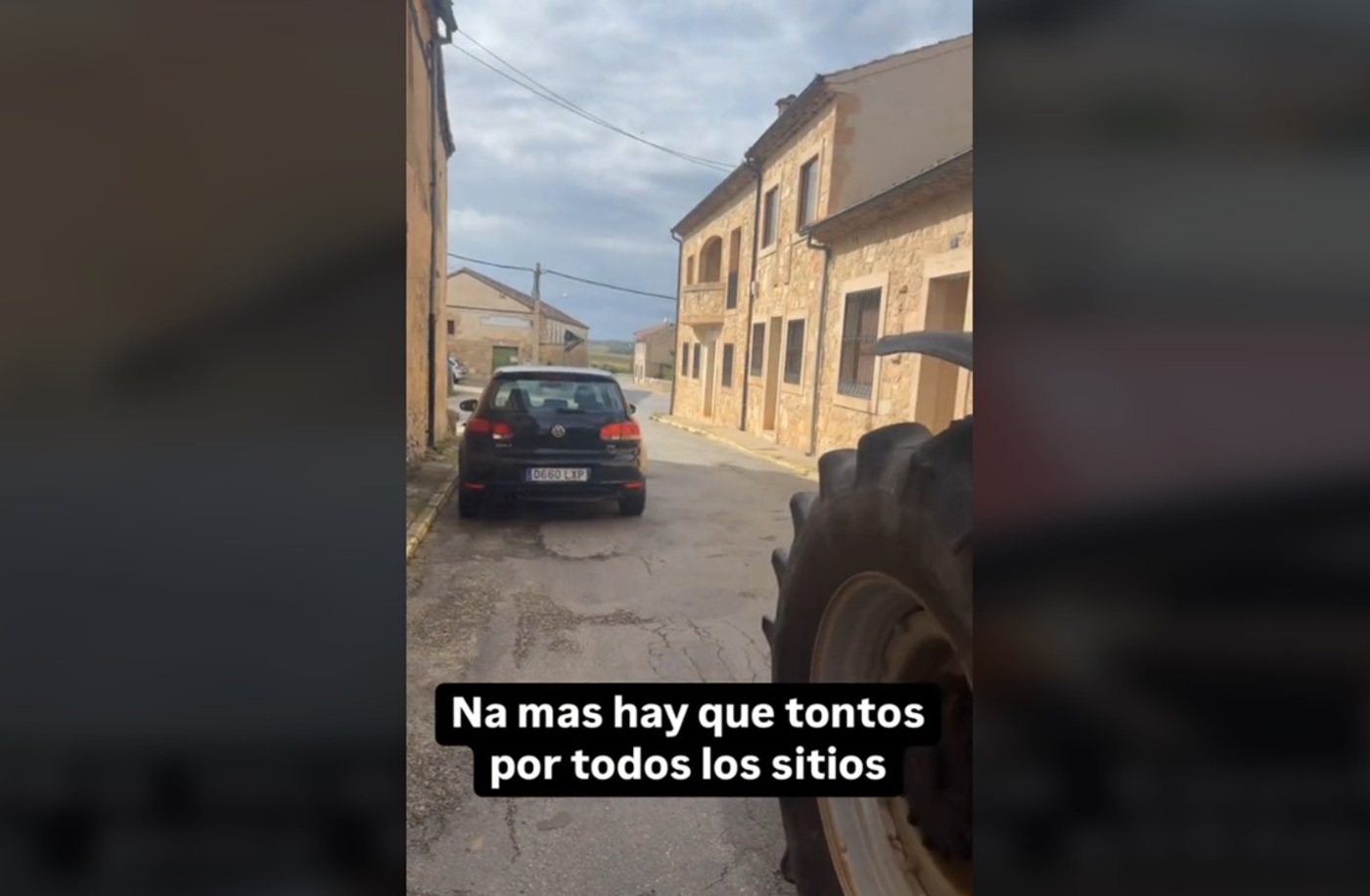 tractor venganza coche