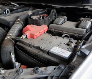 Batería vieja coche