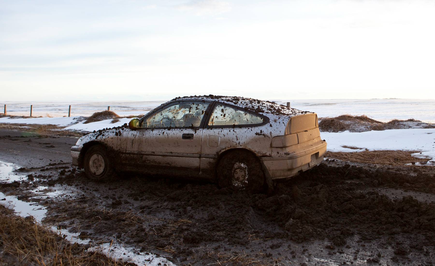 Coche barro