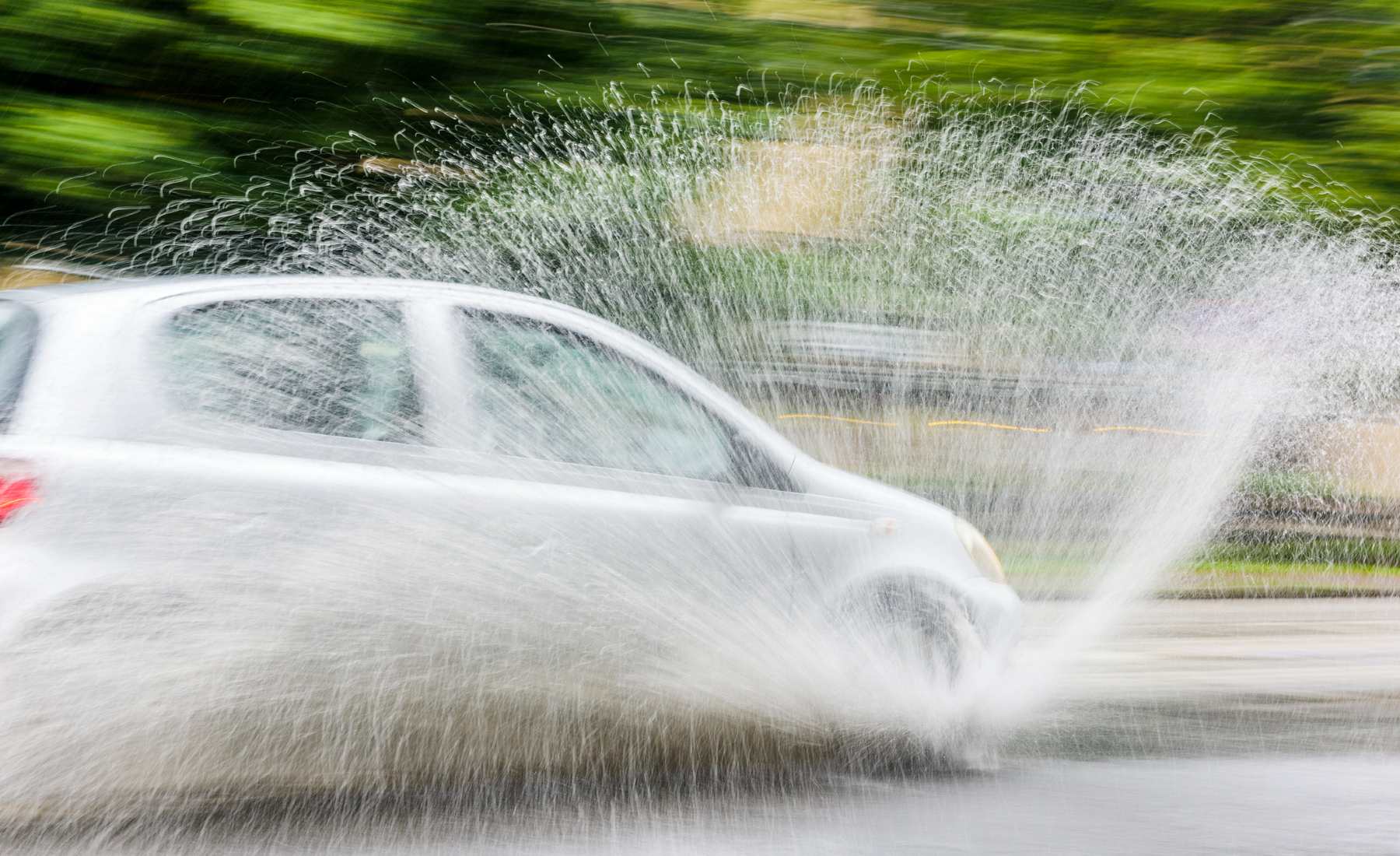 Coche charco