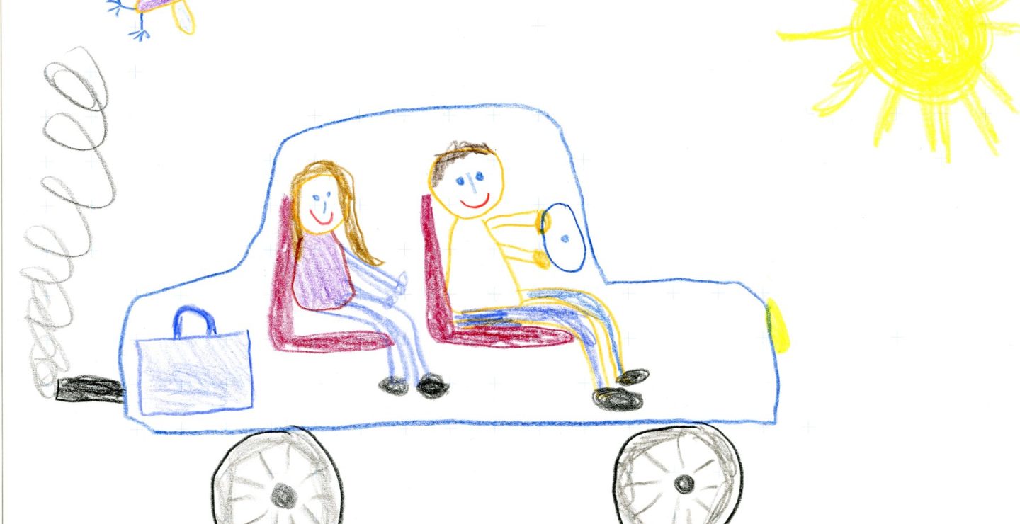 Diseño coche niño