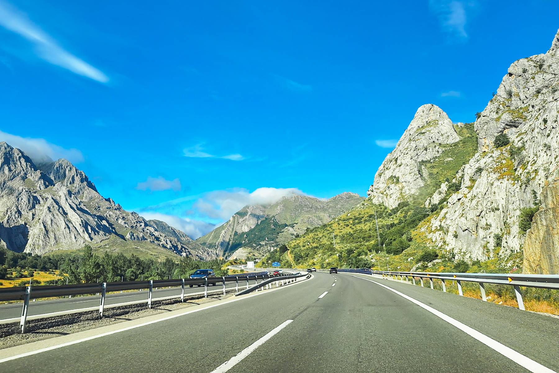 Los tramos TEFIVA de las carreteras de Asturias