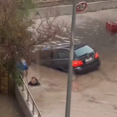 “Es demencial”: el vídeo de un conductor en una riada en Altea que provoca indignación