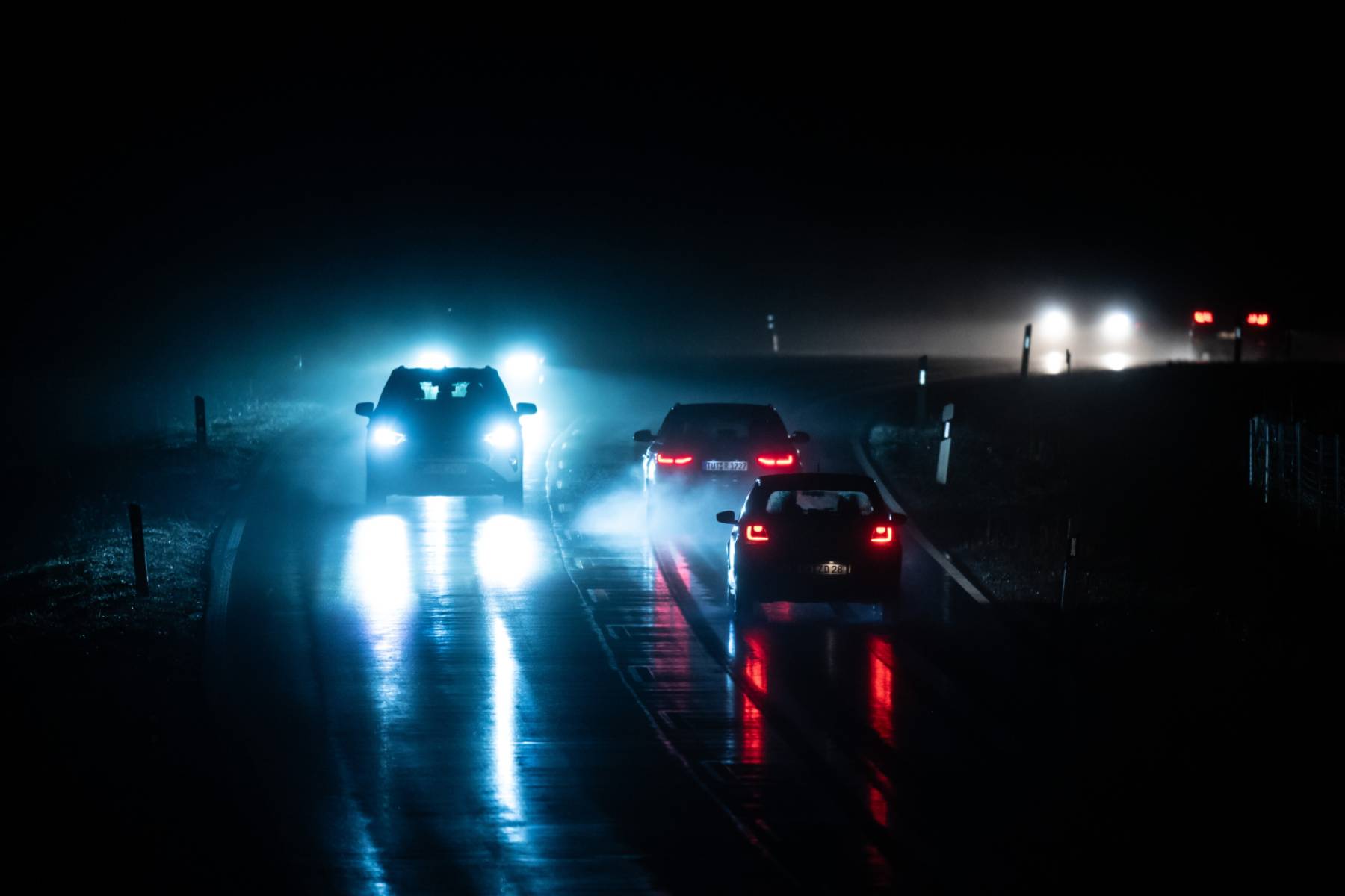 Peligro en diciembre: los cinco tramos de carretera con más accidentes mortales nocturnos