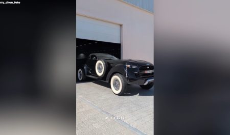 La fusión entre un Ford Mustang y una Dodge Ram dan como resultado esta brutalidad tan original