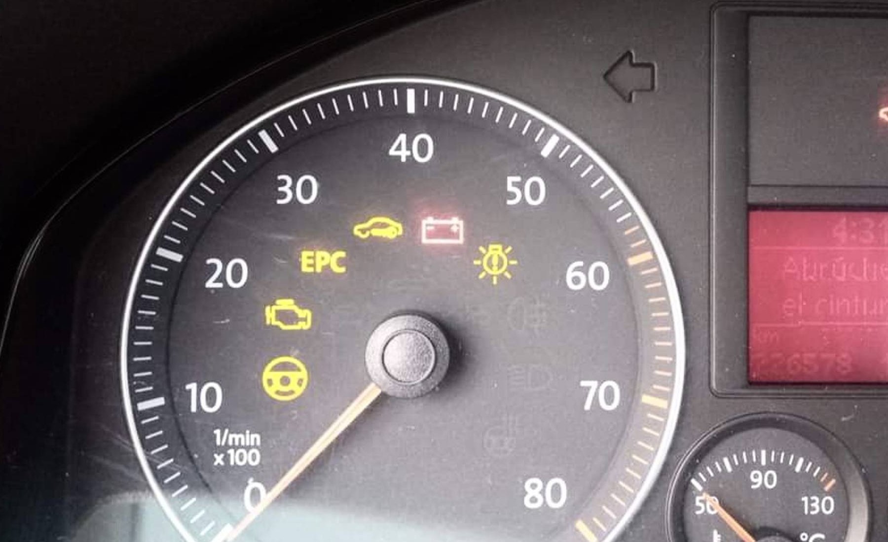 Testigos cuadro de instrumentos