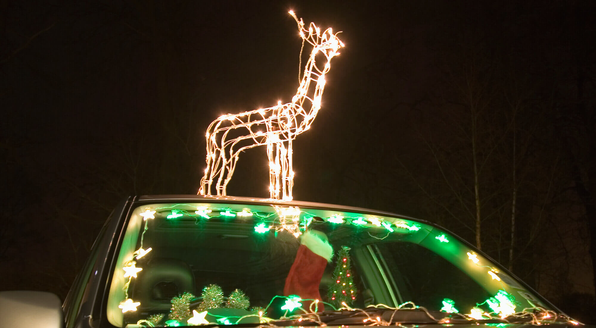 coche navidad