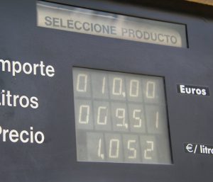 Surtidor gasolina canarias