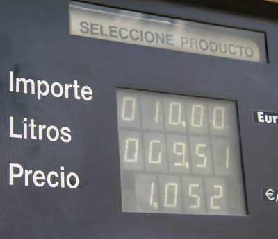 Surtidor gasolina canarias