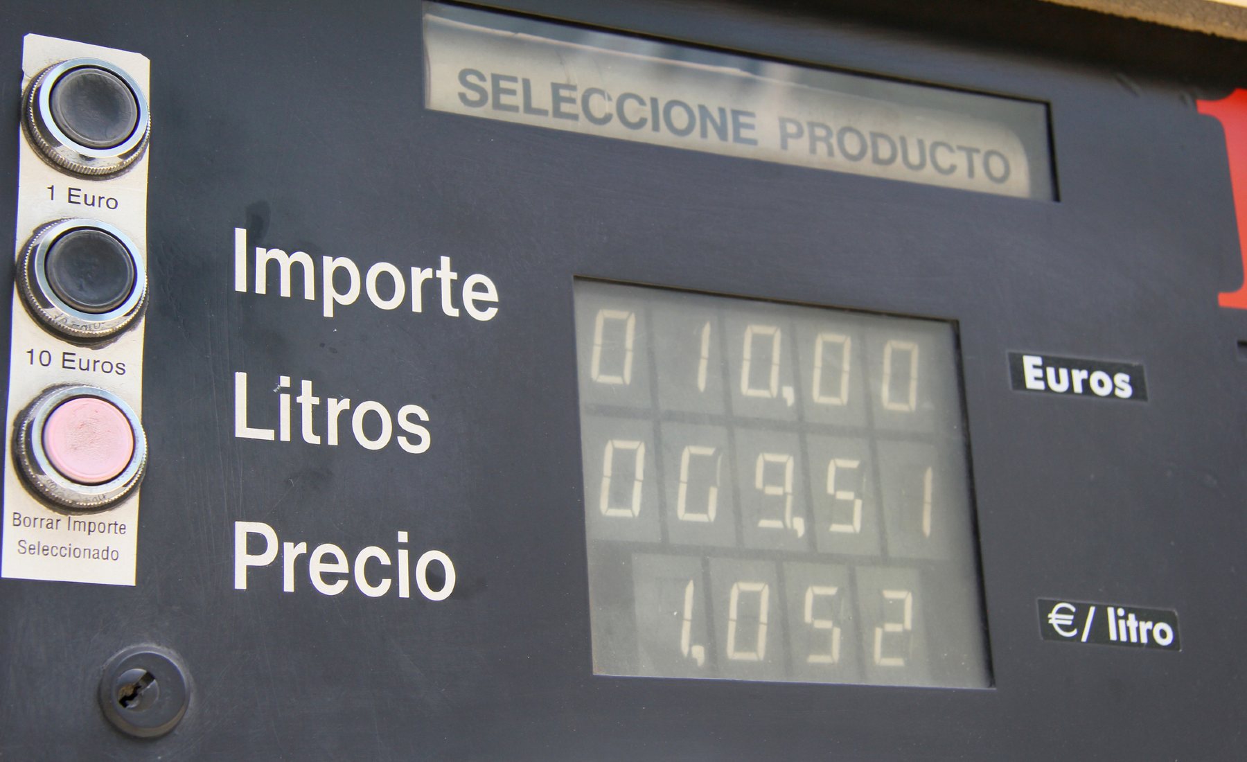 Surtidor gasolina canarias