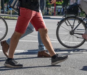 accidente ciclista peatón
