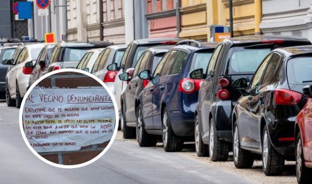 vecino coches aparcados